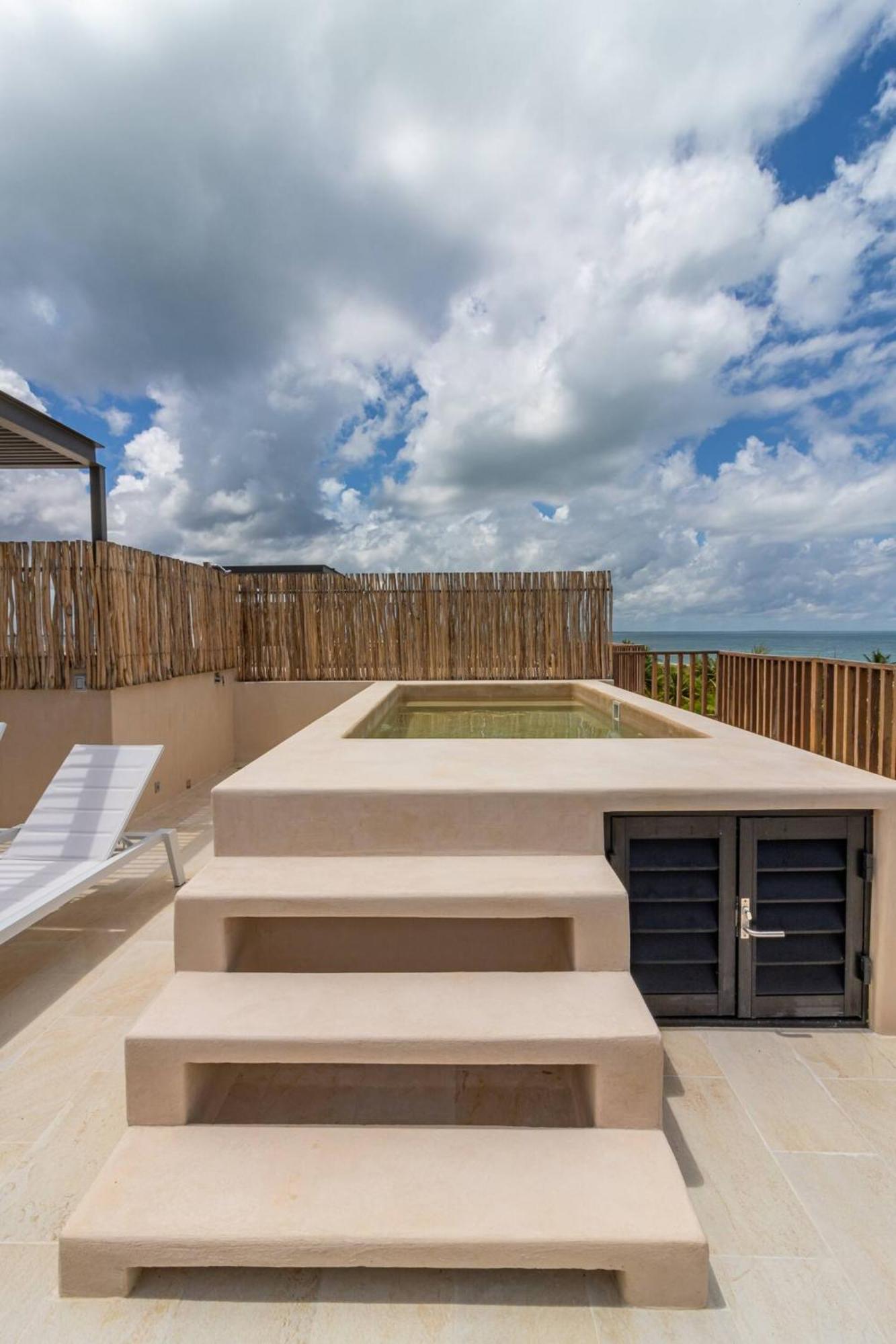 B301 2 Bedroom Ocean View Penthouse With Private Pool Isla Holbox Exterior photo